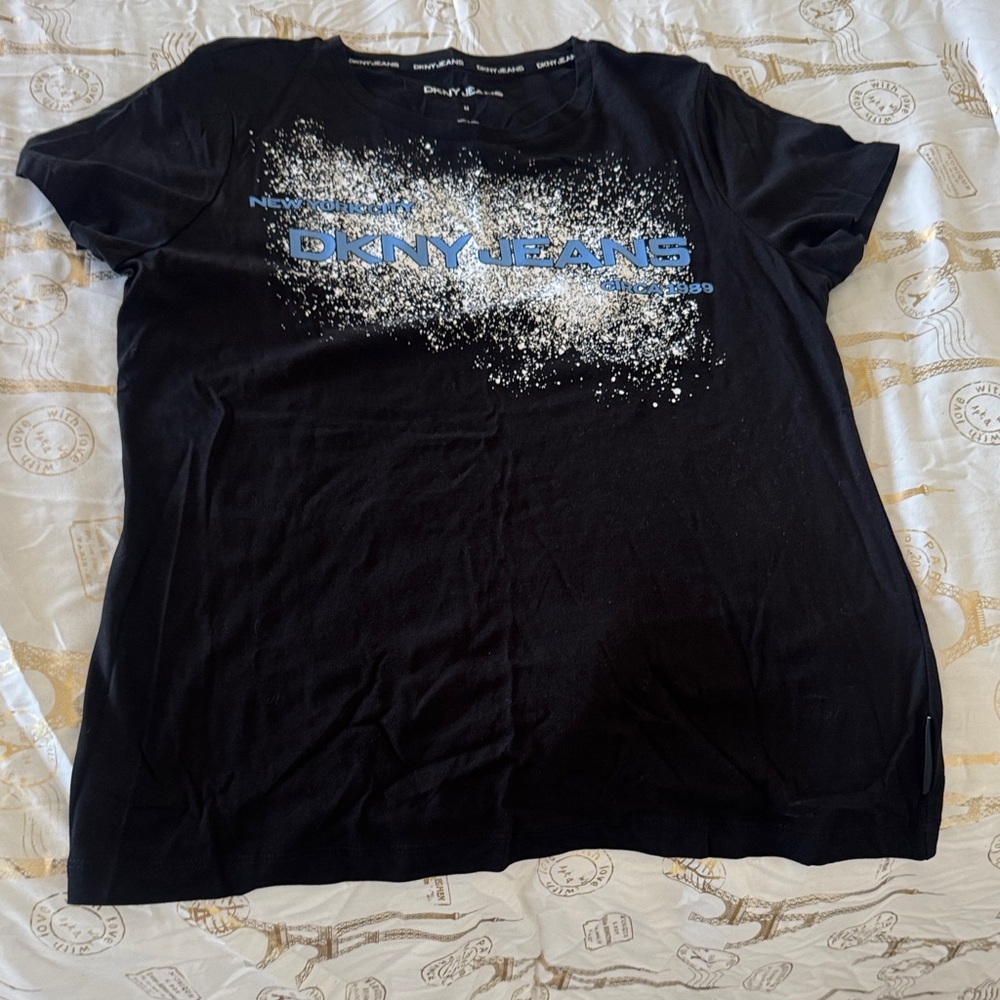 DKNYC Black and Blue Graphic Tee